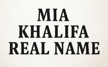 Mia Khalifa Real Name